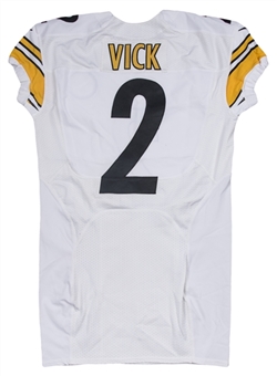 2015 Michael Vick Game Used & Photo Matched Pittsburgh Steelers Road Jersey - Last NFL Season (Steelers COA & Resolution Photomatching)